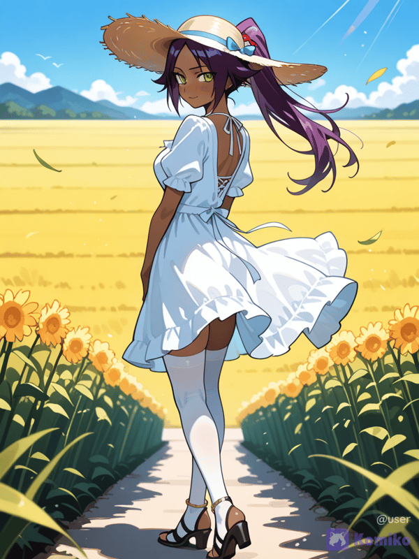 Trying a sunny style
