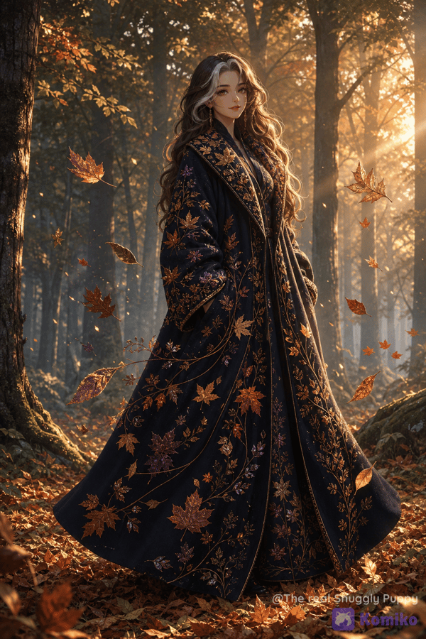 the coat of dead leaves