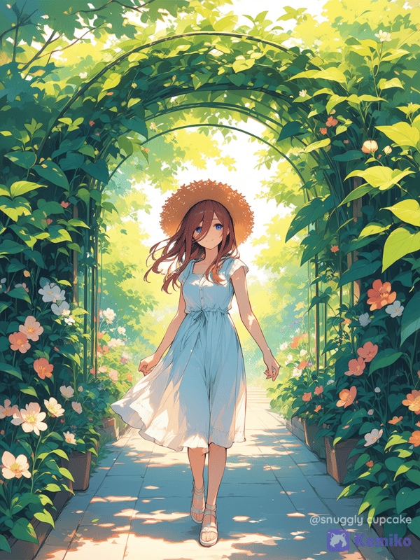 Flowery path