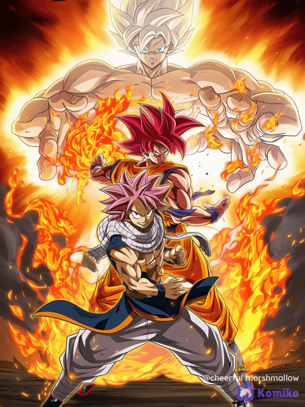 Natsu dragneel and son goku
