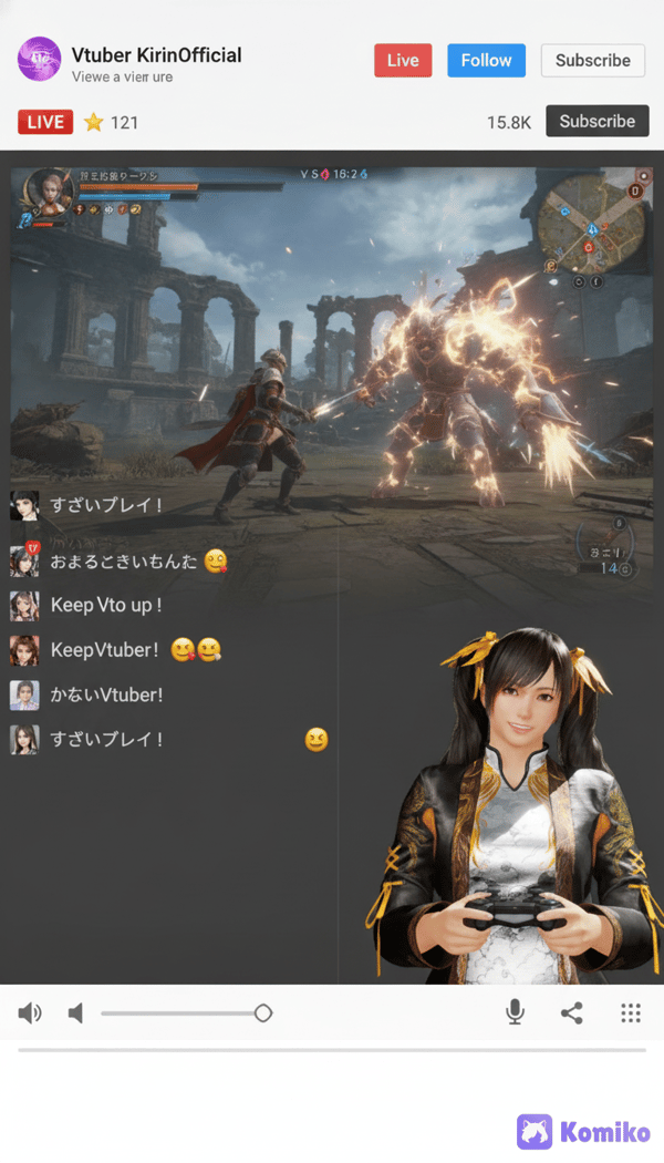Ling Xiaoyu becomes a VTuber!