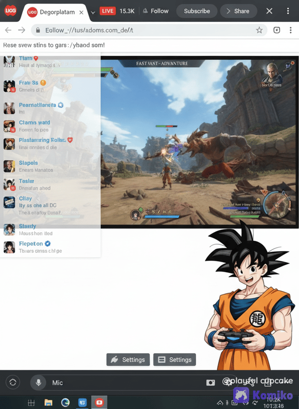 Goku becomes a VTuber!