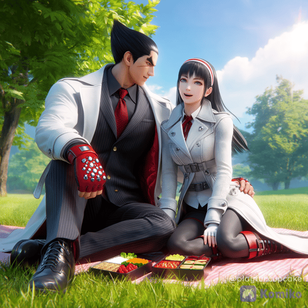 Kazuya and Jun's first day in the picnic