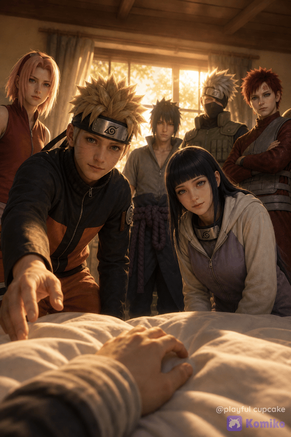 Naruto characters visit me