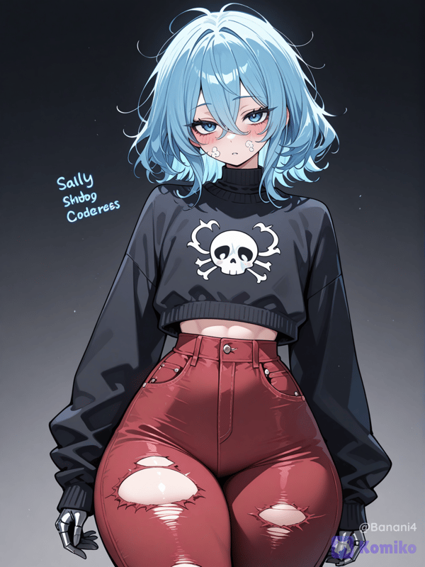 An attempt to make a fem version of Sally Face