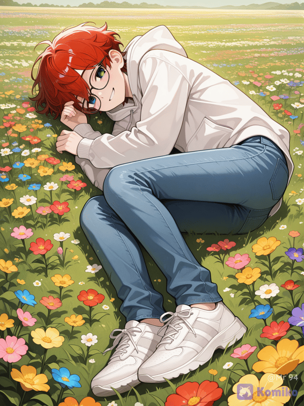 Cute boy in Nature