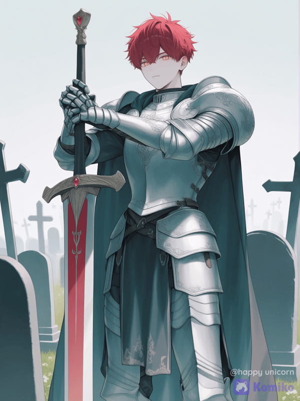 Red hair warrior