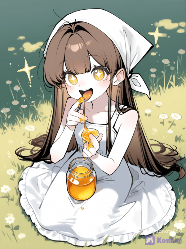 she love honey !!