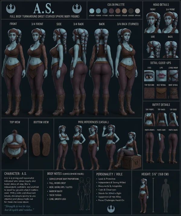 Aayla secura character sheet