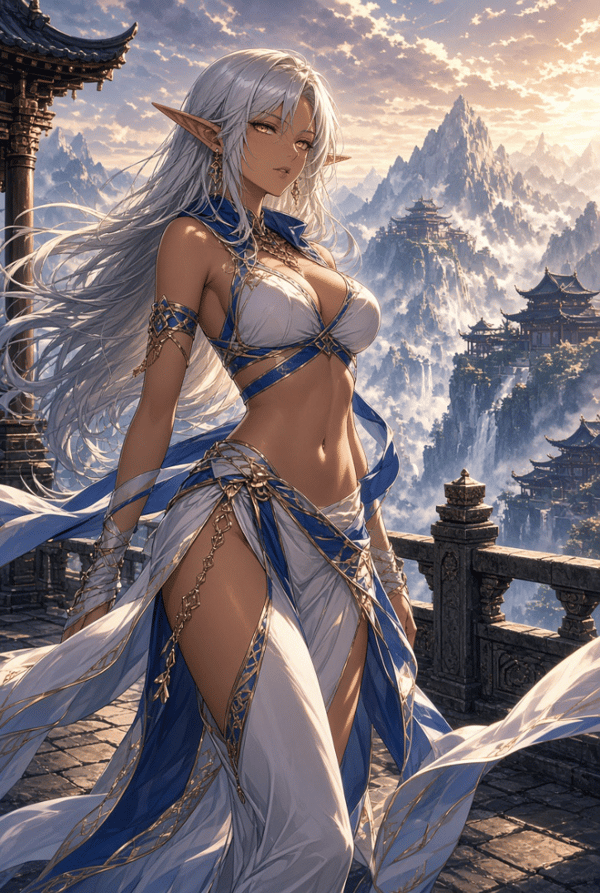 Elf lady in Asian Fantasy