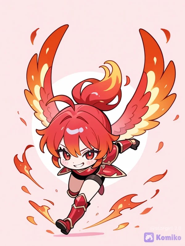 Chibi Fire knight
