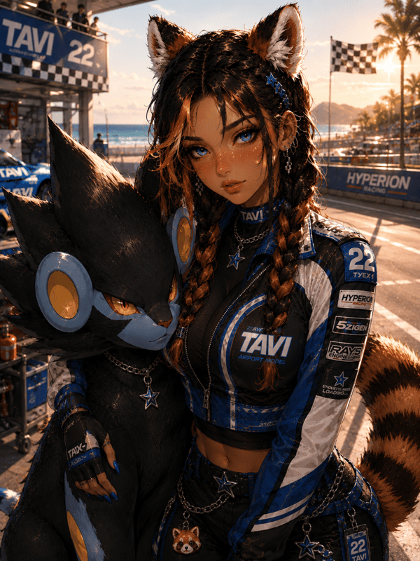Electrifying Energy: Tavi & Her Partner Luxray!