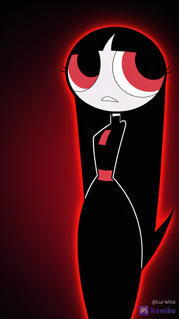 [powerpuff-girls-style], 1boy, @fyori-m-tolstoy-cL0Z, long hair.