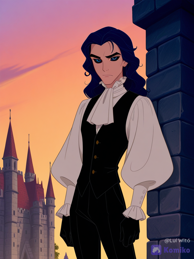 [disney-style], @alismael-rondrovisk-ZnDm, castle, twilight