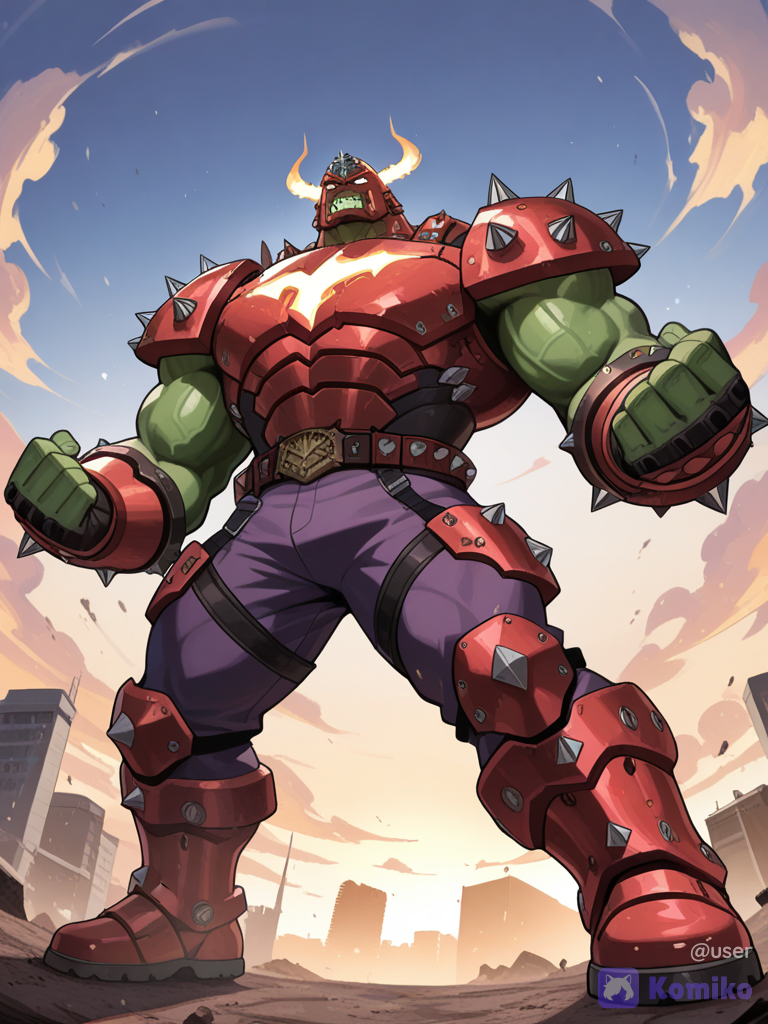 Hulk with hulkbuster