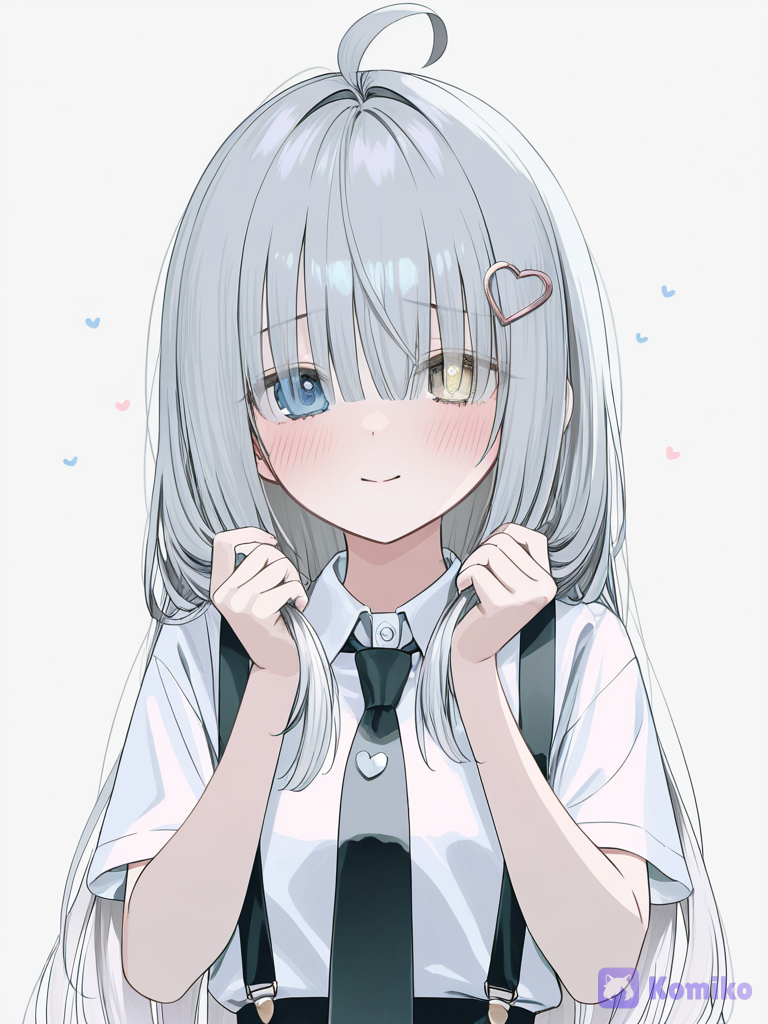 [soft-pastel-style], @lidan-69sv, holding hair